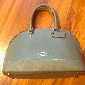 Coach mini Sierra satchel green